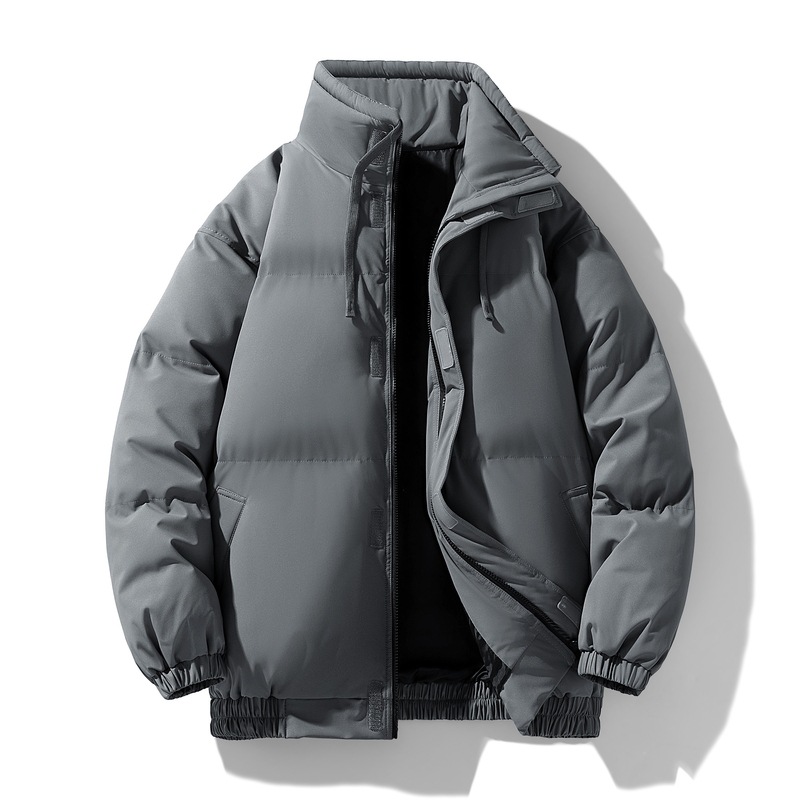 Plus Size M-8XL 2025 Autumn/Winter New Casual Fashion Stand Collar Men's Jacket