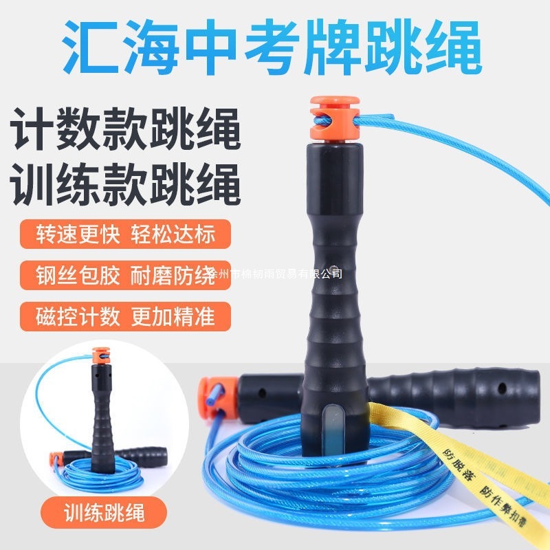 汇海中考跳绳初中小学生体育考试电子计数钢丝绳汇海跳绳|undefined