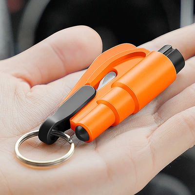 Glass Emergency, Qəza çəkici - window-breaking-artifact-in-one-second-orange-with-test-glass-1-pack