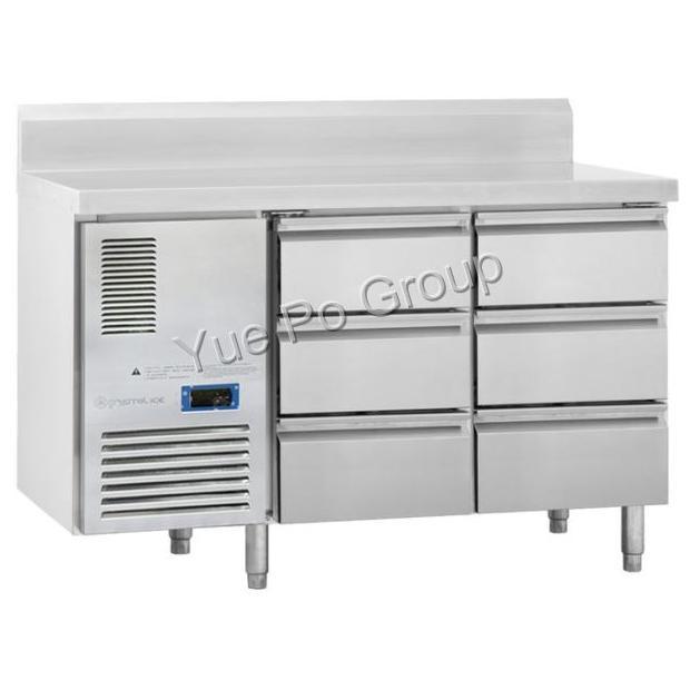 雪宝平台冷藏柜 六抽屉 GN1/1（风冷）S3