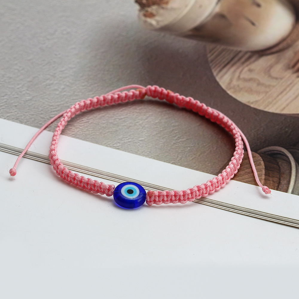 Fashion Devil's Eye Plastic Braid Unisex Bracelets display picture 5