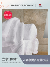 DA4K万豪五星级酒店 家用洗浴面巾浴巾 浴室白色加厚全棉吸水毛巾