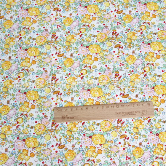 Flower bunny cotton printed cartoon fabric baby fabric twill cotton fabric