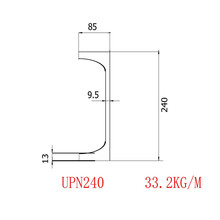 UPN�W�˲��240Ҏ��240*85*9.5*13���|S355J2���l�r��