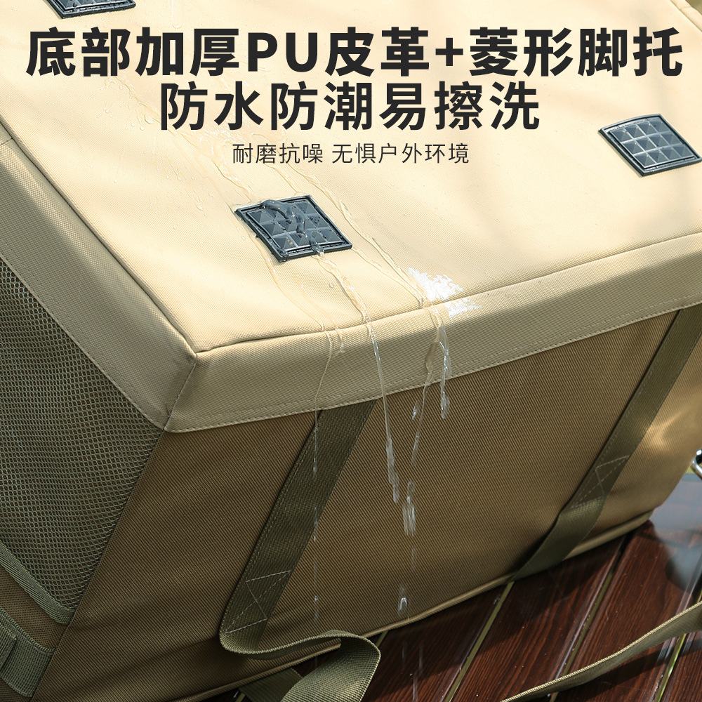 Luke utensilios de cocina al aire libre equipo de campamento bolsa de almacenamiento vajilla bolsa de artículos diversos herramientas portátiles tanque de aire horno de tarjeta caja anticolisión