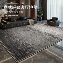 意式客厅地毯免洗可擦轻奢高级防水极简现代卧室沙发茶几地垫防滑