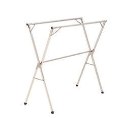 2F hanging X-shaped bathroom simple small clothes rack indoor foldable mini cotton blanket cross-style floor-standing clothing