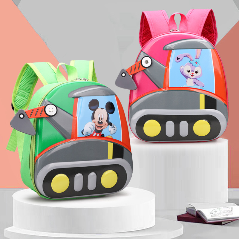 Cute cartoon casual children's schoolbags, backpacks, kindergarten eggshell schoolbags, Paw Patrol hard shell bags Specification drawing