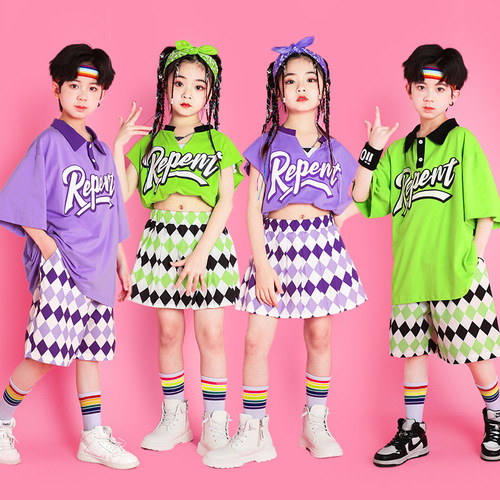 Children's Day Performance Costumes Cheerleader Primary School Sports Meet Class Uniforms Kindergarten Graduation Photo Performance Costumes Summer