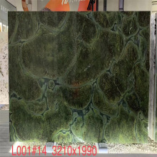 天然大理石绿色奢石宝格绿 维多利亚绿背景墙楼梯踏步 餐桌定制