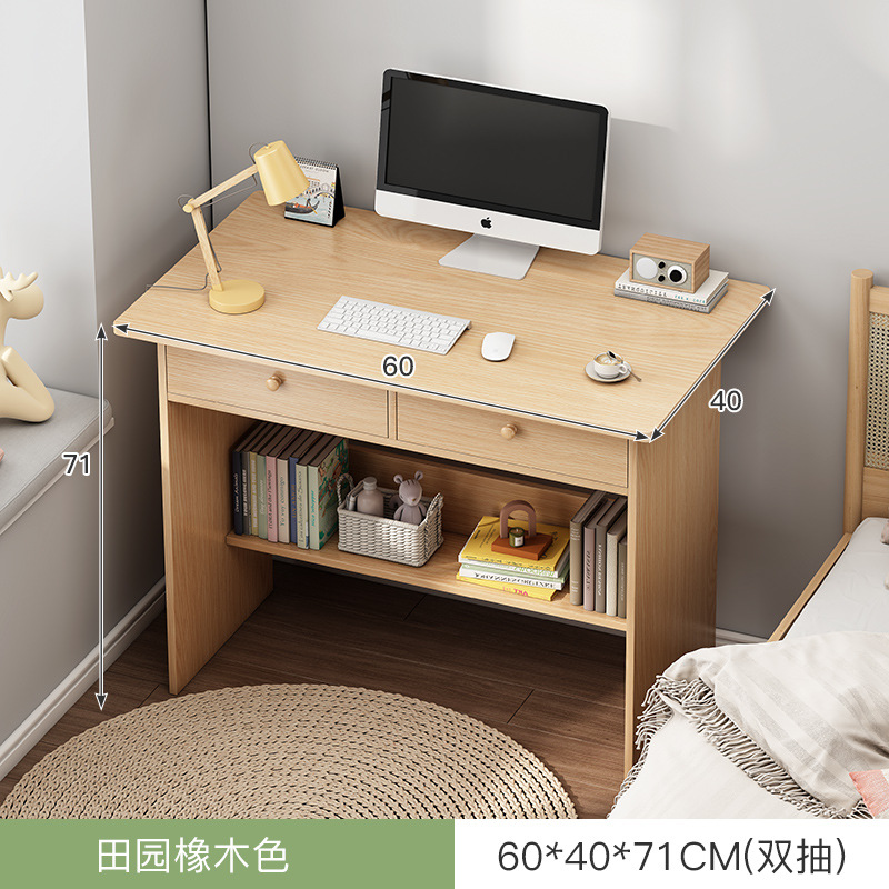 Escritorio de la computadora escritorio del hogar Escritorio de oficina con cajón simple chica moderna dormitorio estudiante Escritorio de escritura y aprendizaje