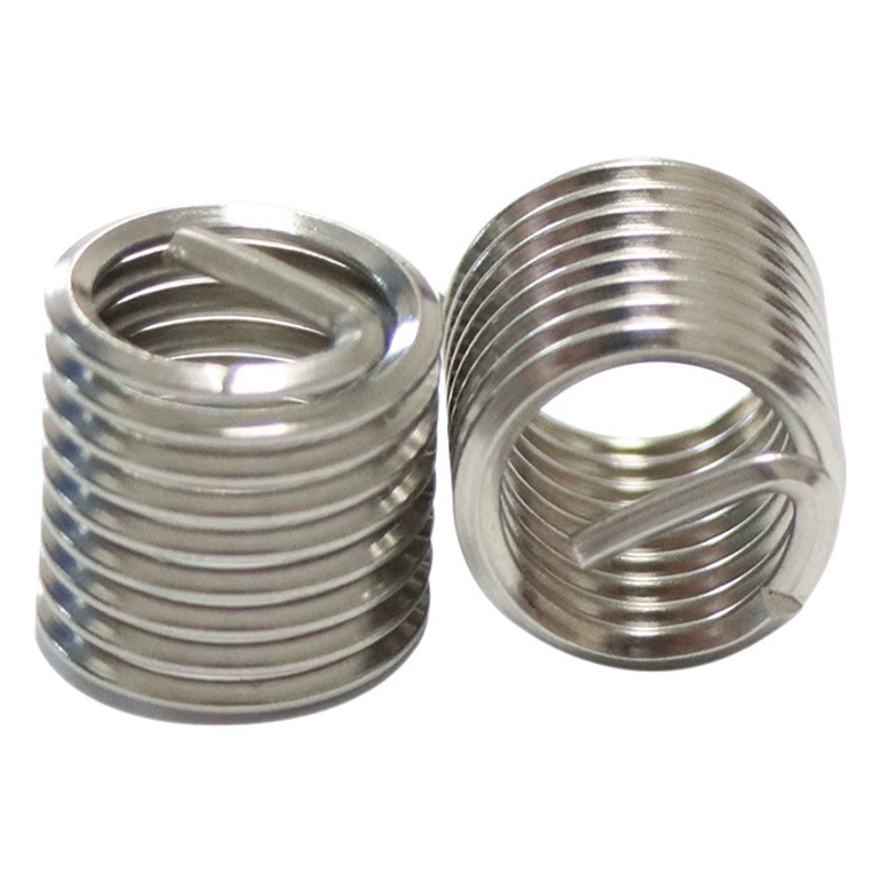 Заводские резьбовые втулки из стальной проволоки, резьбовые втулки из нержавеющей стали 304, резьбовые втулки, резьбовые втулки из проволочной нити, удлиненные резьбовые втулки из проволочной нити M1.4-54