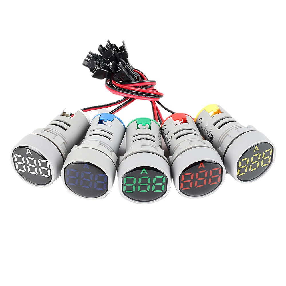 Амперметр световой индикатор Амперметр сигнальный Амперметр AD101-22AM Мини маленький Амперметр 0-100A