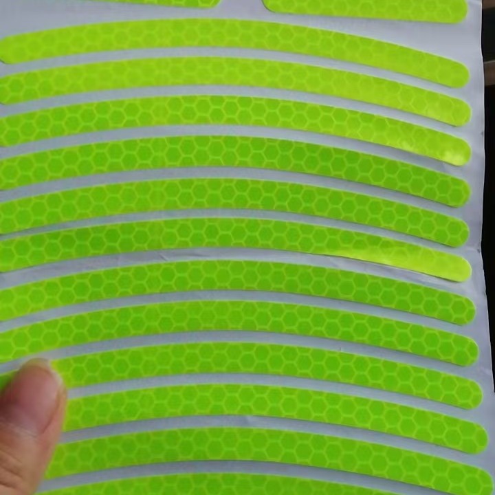 晶彩格反光膜儿童自行车配件平衡车滑步车反光贴纸夜间警示贴