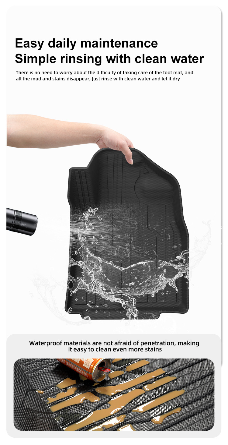 Suitable for 23-25 Models of Haval H6 Hev Right-Hand Drive Cars, Custom-Made Full Tpe Floor Mats, Exclusively for Cross-Border Supply