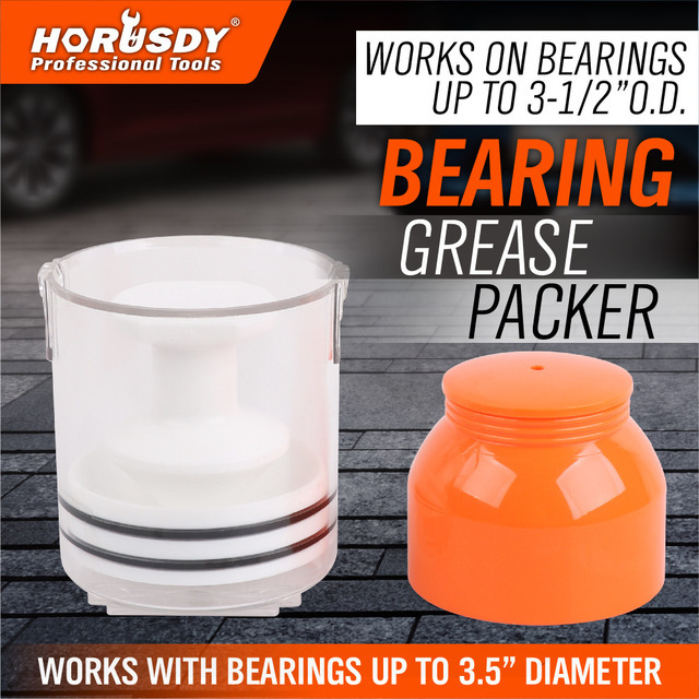 HORUSDY通用轴承润滑脂封隔器 黄油枪灌装系统650g 97794