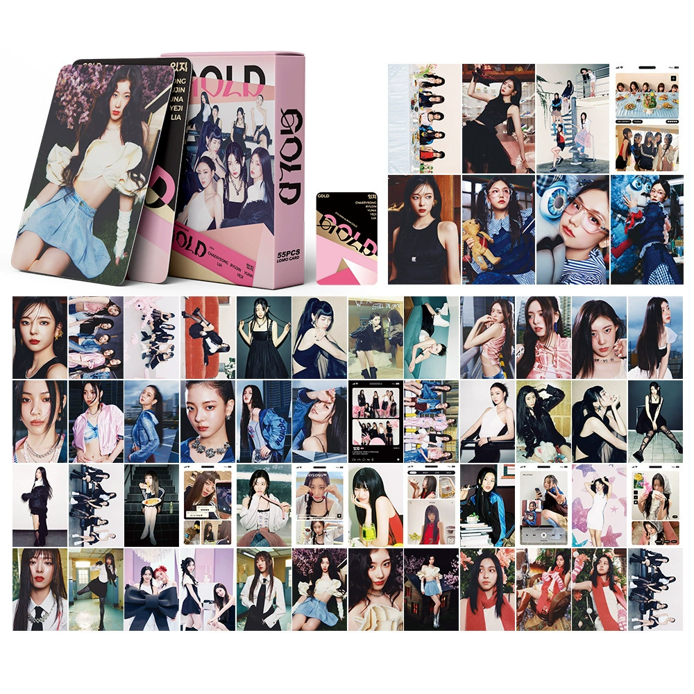 GZ эксклюзивный набор фото-карт, всего 55 карточек, корейский стиль KPOP периферия LOMO фотокарты