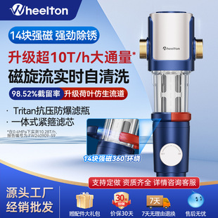 Wheelton pre-cyclone backwash whole house water purification household upgrade 8T explosion-proof filter P0038MAX