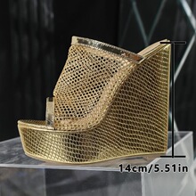 V 79536 Thick Platform Sandals ����¸���Ь ���R�d�羳�W����