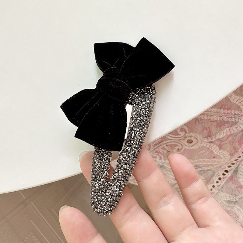 Elegant Sweet Bow Knot Metal Plating Inlay Rhinestones Hair Clip display picture 3