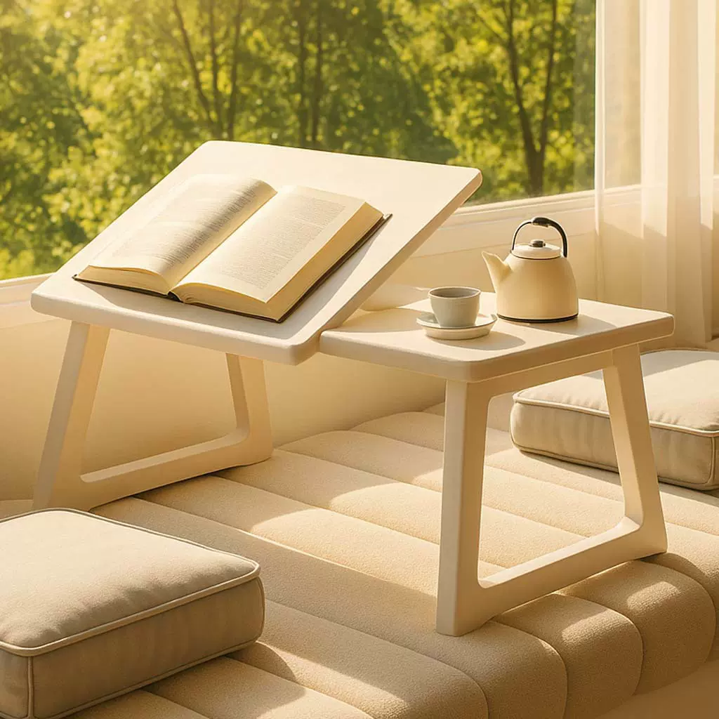 茶几多功能折叠桌实木飘窗桌家用阳台书桌炕几桌简易可折叠茶桌