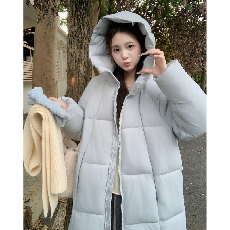 2025冬季新款棉衣棉服连帽时尚百搭洋气简约休闲厚面包服女士外套|undefined