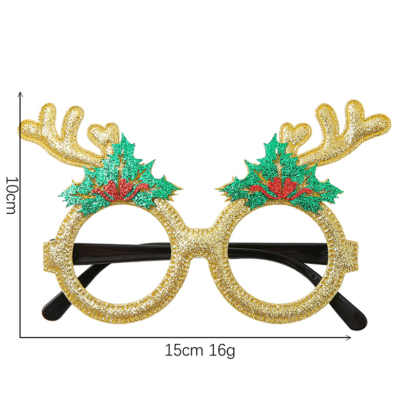 Nueva Navidad diadema gafas marco Halloween Día de San Valentín gafas de Santa Claus gafas Fiesta de Navidad