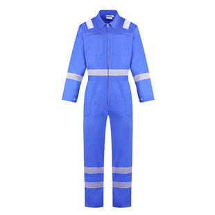 Cotton Flame Retardant and Anti-Static Workwear Jumpsuit Pure Cotton Jumpsuit Workwear Fire Retardant Jumpsuit