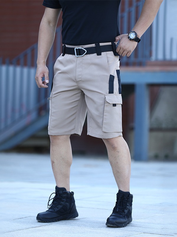 Fábrica directa de pantalones tácticos para hombres, pantalones cortos de camuflaje militares rápidos, bolsillos de herramientas al aire libre, pantalones impermeables.