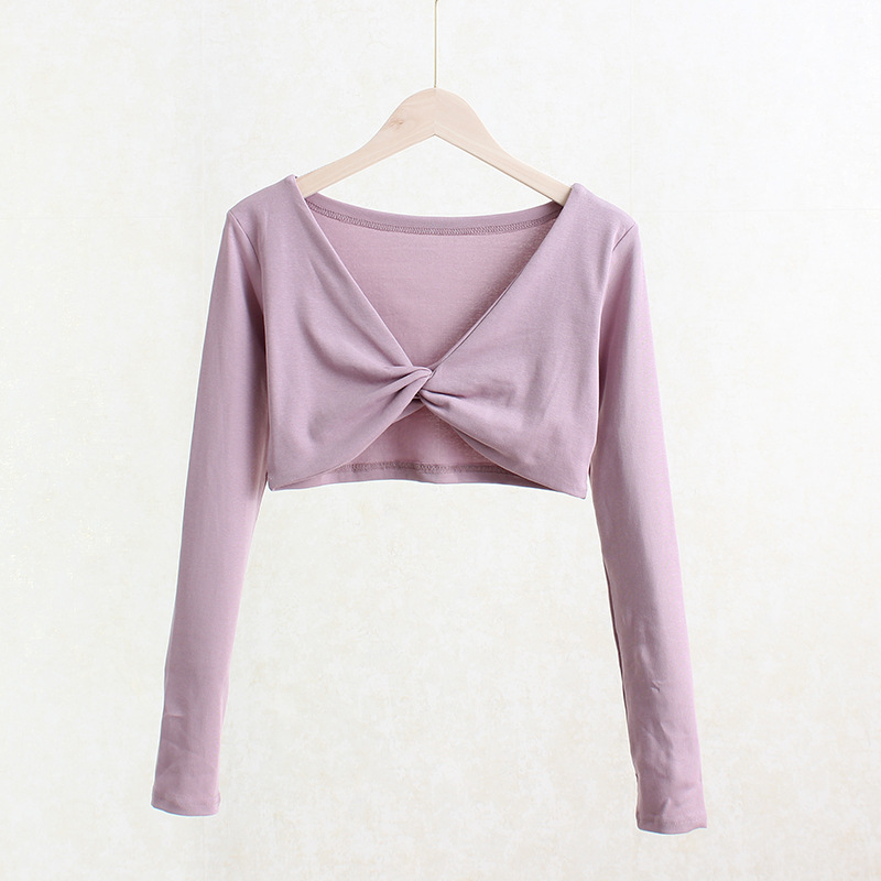 Сиреневый лонгслив