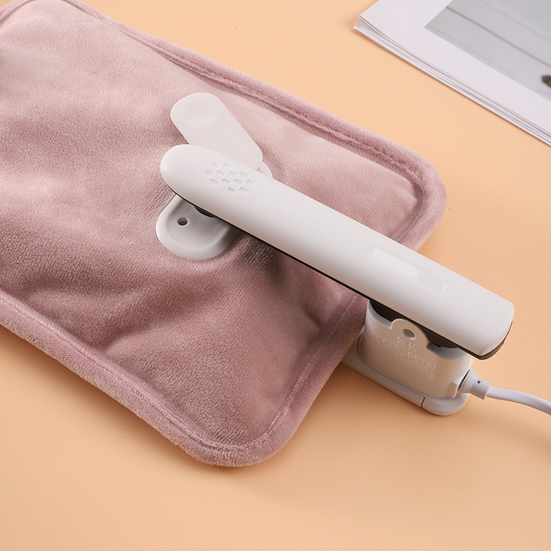 Sac à eau chaude électrique chauffe-mains sac à eau chaude bébé chaud rechargeable antidéflagrant chauffage trois pièces sac de taille en peluche_voghion.com