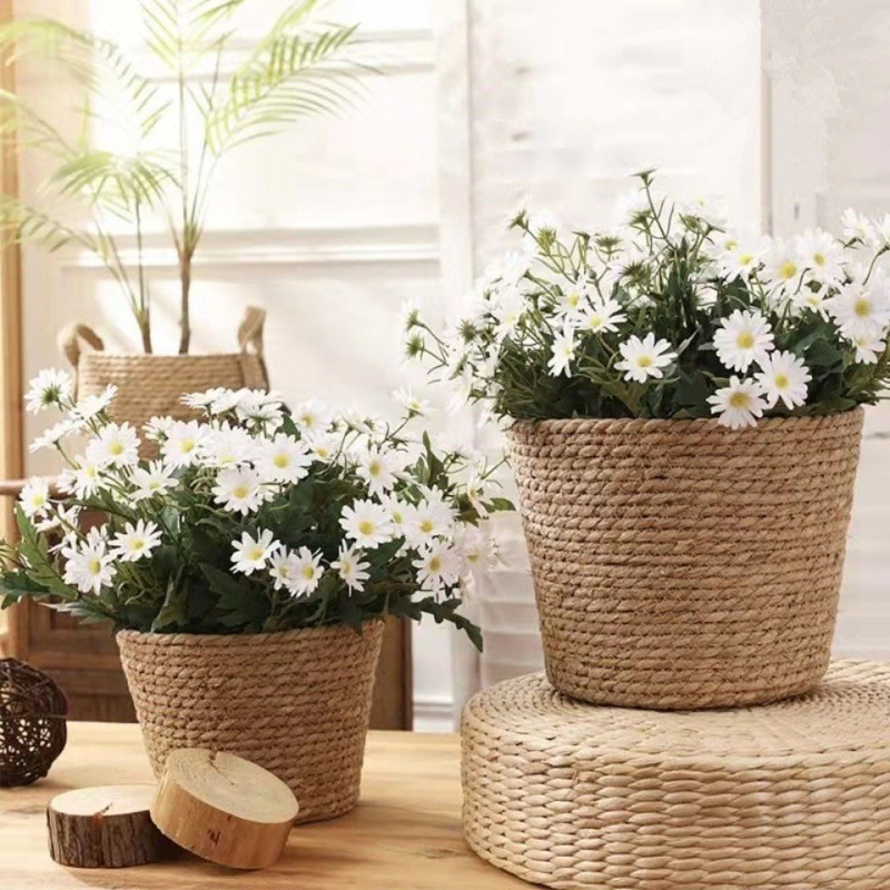 weave Flower pot wholesale a living room Cane Countryside Simplicity decorate Large Scindapsus originality Basket Manufactor Direct selling