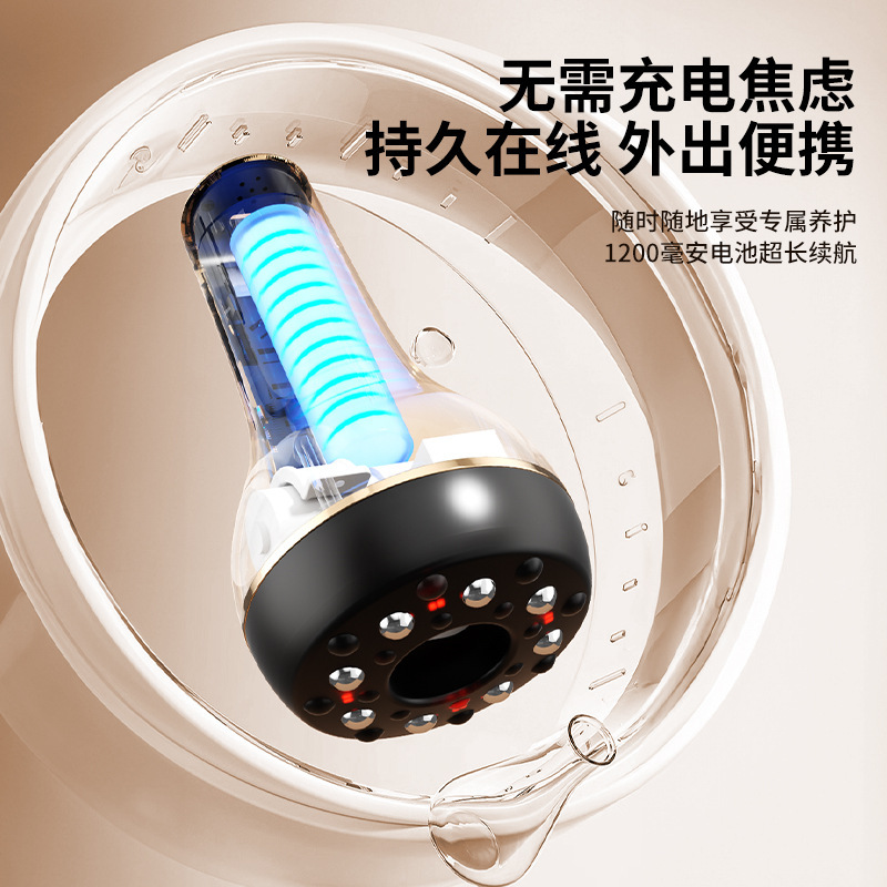 新款无线充电式智能真空拔罐电动刮痧仪器经络刷家用按摩器吸痧仪|undefined