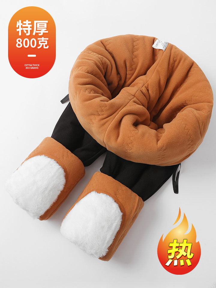 Quần legging nữ lót nhung dày dặn cạp cao giữ ấm mùa đông có đệm đầu gối — Quần Giữ Ấm bằng lụa 100% dày, Quần lụa nhung cừu 100% dày, Quần Giữ Ấm bằng lụa 100% dày [có đệm thắt lưng và đệm đầu gối], Quần giữ nhiệt bằng len 100% dày [có đệm thắt lưng và đệm đầu gối]