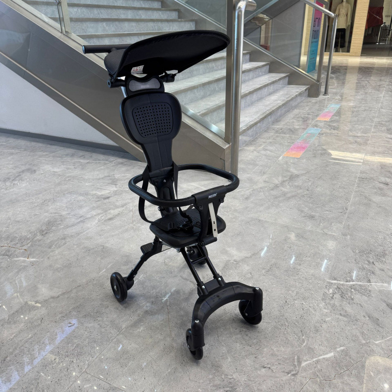 Milan Blueprint Travel Essential: Comfortable, Lightweight, Foldable Baby Stroller, Two-Way, Suitable for Airplane, High View