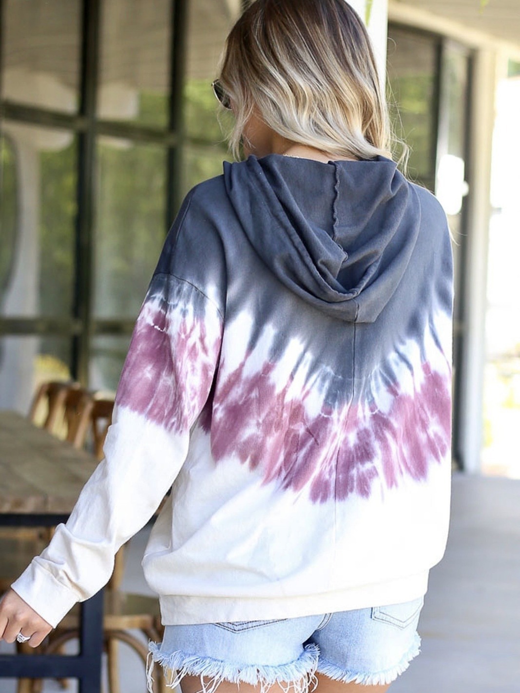 European and American cross-border new small sweatshirt 2024 spring and summer casual sweatshirt Sumaitong long-sleeved printed top for women