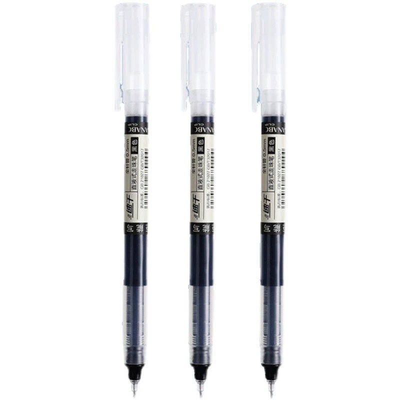 Rollerball quick dry rollerball pen for students, water-based pen, 0.5mm