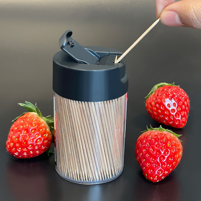 一次性碳化竹製細牙籤家用餐廳酒店水果簽毛竹雙頭剔牙掏牙竹牙籤