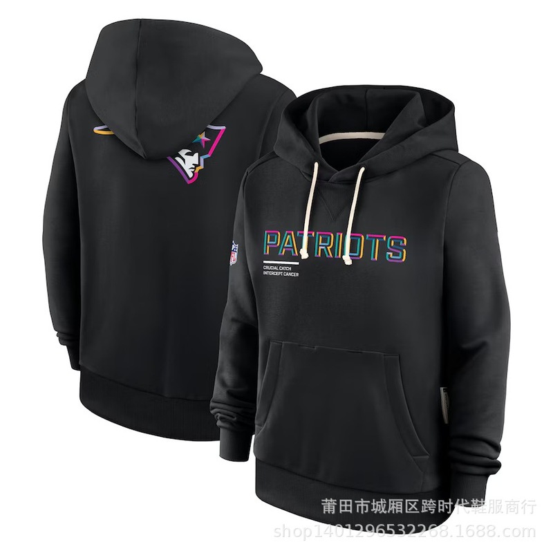 外贸2025新款NFL橄榄球男士连帽卫衣户外休闲运动连帽衫HOODIE 冬|undefined