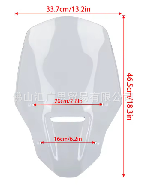 Honda Xl750 Transalp 2025-2026 Acrylic Windshield Motorcycle Modification Parts