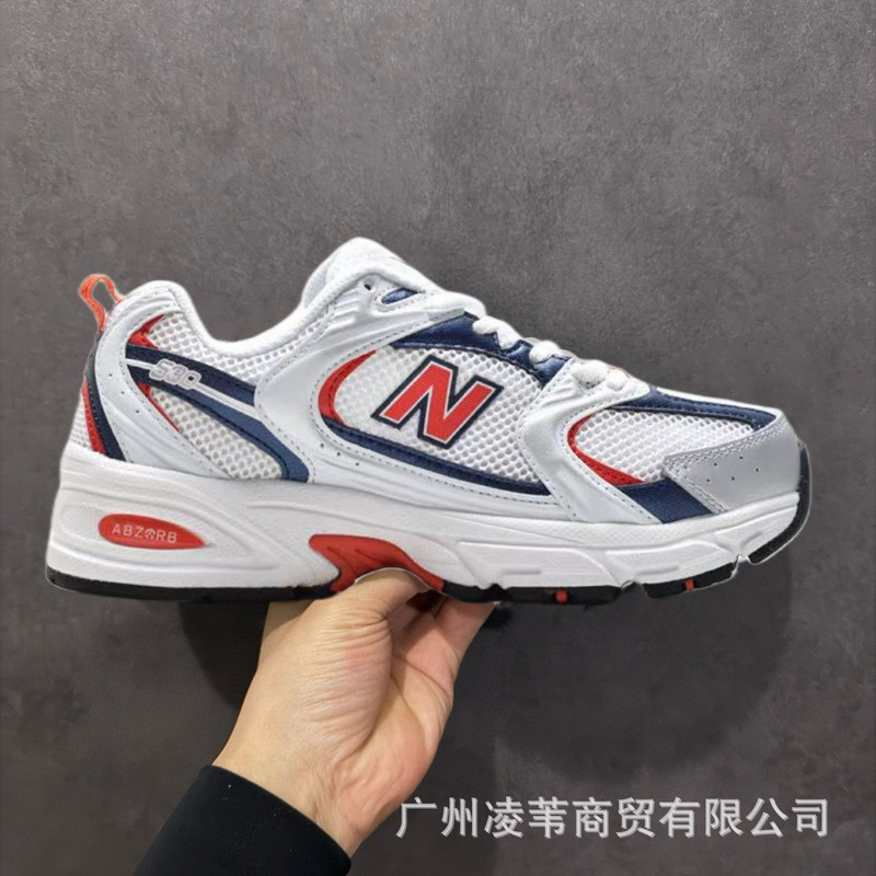 莆田純粋なオリジナル NB530 レトロシルバーダッドシューズ夏メッシュ男性と女性のカップルの靴アウトドアカジュアルスポーツシューズ|undefined