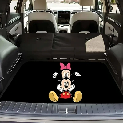 Mat Ready for Delivery — Avtomobil döşəmə paspasları - cute-mickey-mouse-01-75100cm-crystal-velvet