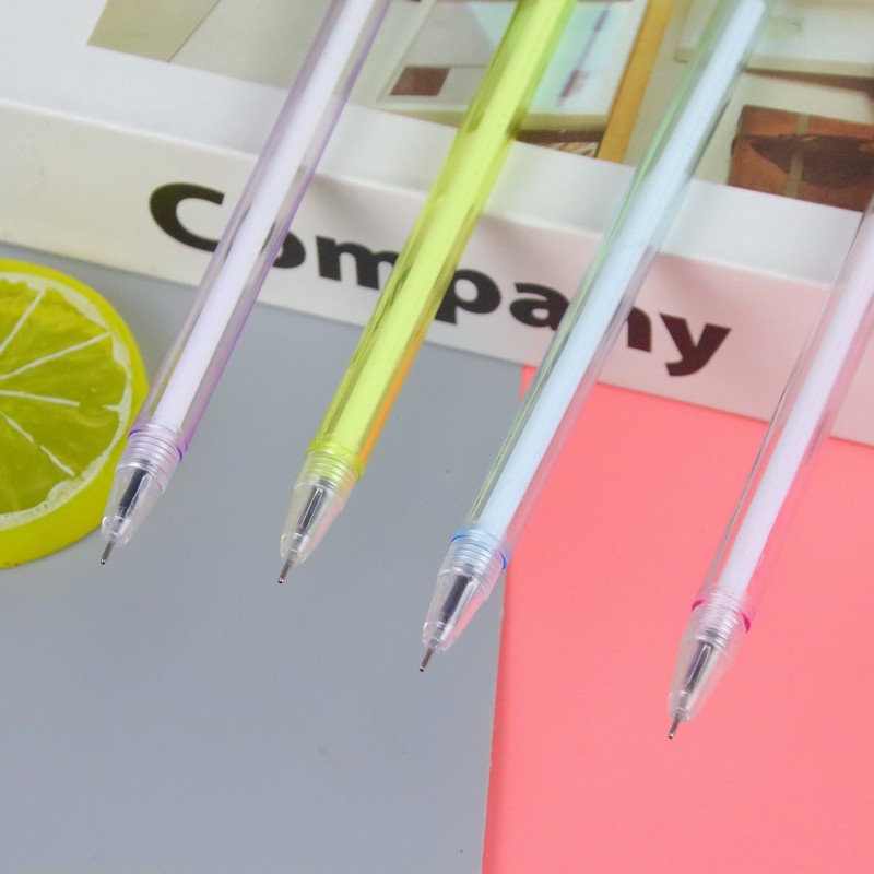 Pluma de gel de cristal de amor creativo ins pluma de agua de corazón de niña DE ALTO aspecto pluma de firma de Oficina de Papelería de estudiante lindo