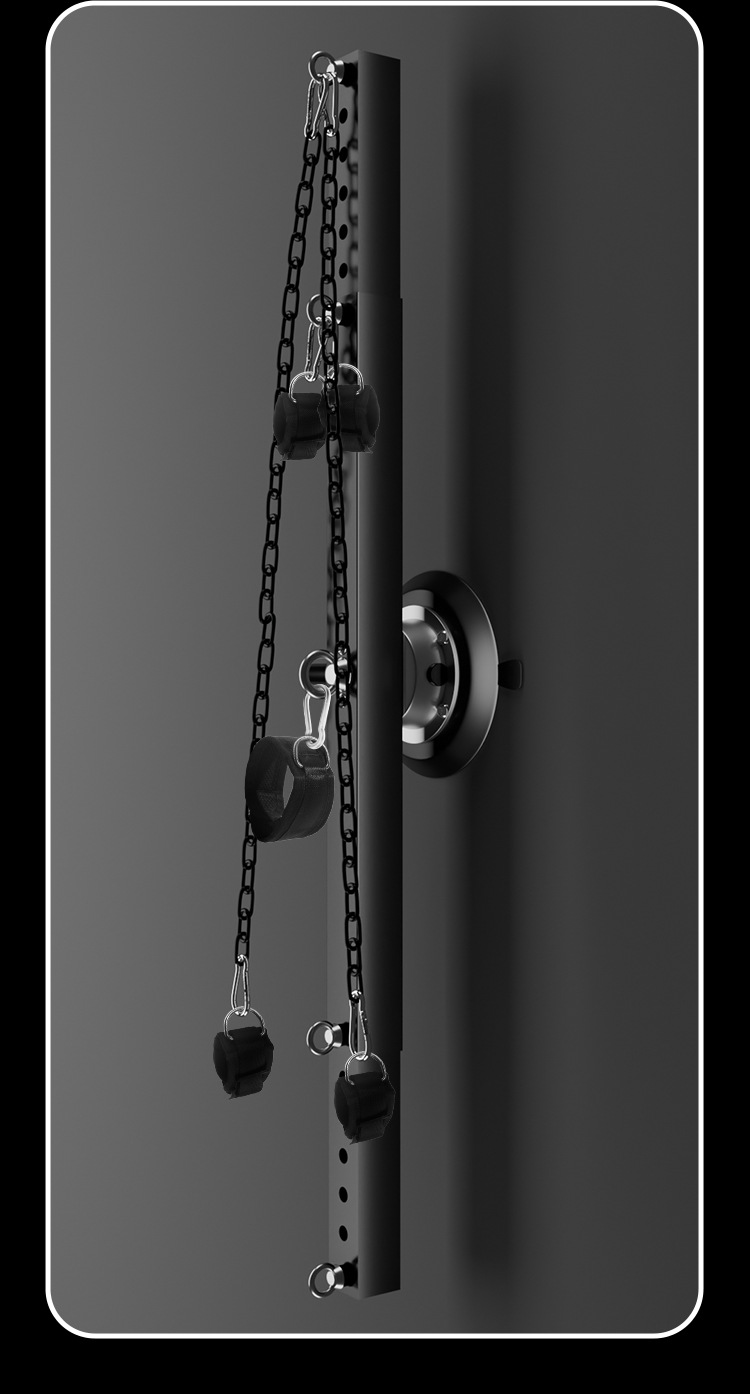 Jiuai SM Suction Restraint Suspension Frame, Black PU Couples Bondage Accessory — detail image 17