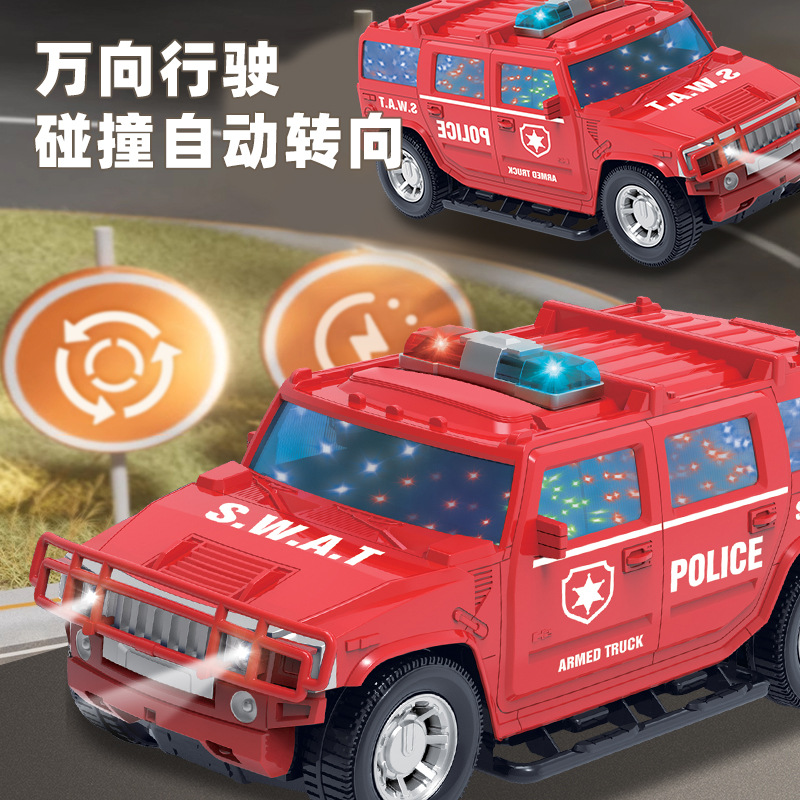 Eléctrico Universal Humvee off-road vehículo alcancía automático rollo de dinero caja de monedas con la música luz efectivo camión alcancía