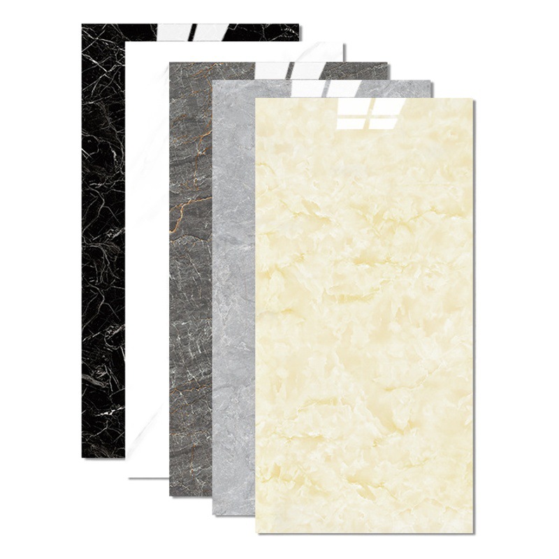 Pegatinas de pared autoadhesivas de imitación de aluminio y plástico para baño y cocina, pegatinas a prueba de aceite, decoración de paredes, papel tapiz impermeable y resistente a la humedad