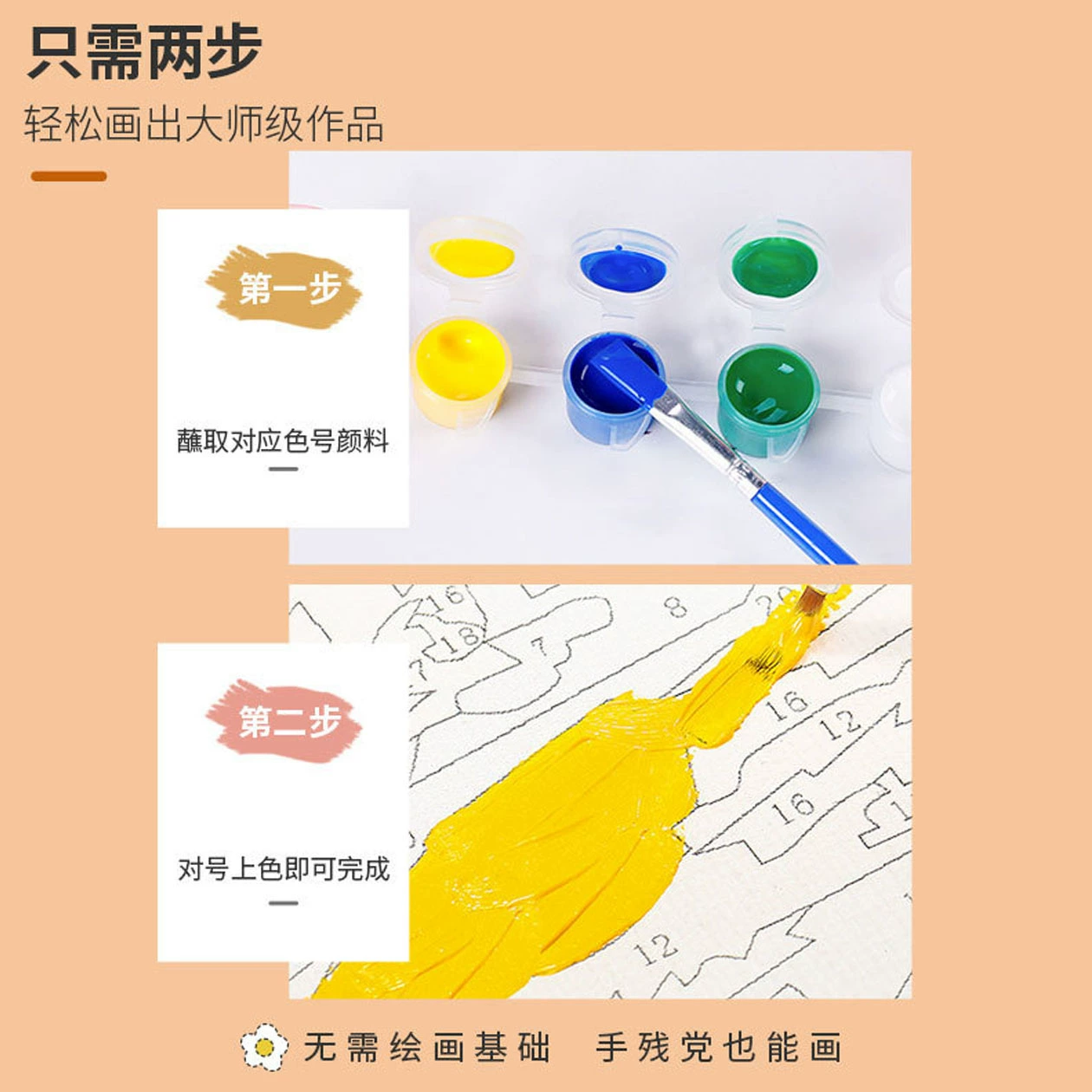 [Heaven Official Blessing digital oil painting 20X20 hand-filled painting Mo Dao Zu Shi ancient style人物 DIY coloring oil painting]