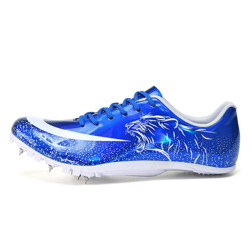 Nuevos zapatos de pista para hombres y mujeres de entrenamiento juvenil antideslizante de uñas zapatos de correr cortos de entrenamiento de competencia resistente al desgaste de pista y campo zapatos de uñas