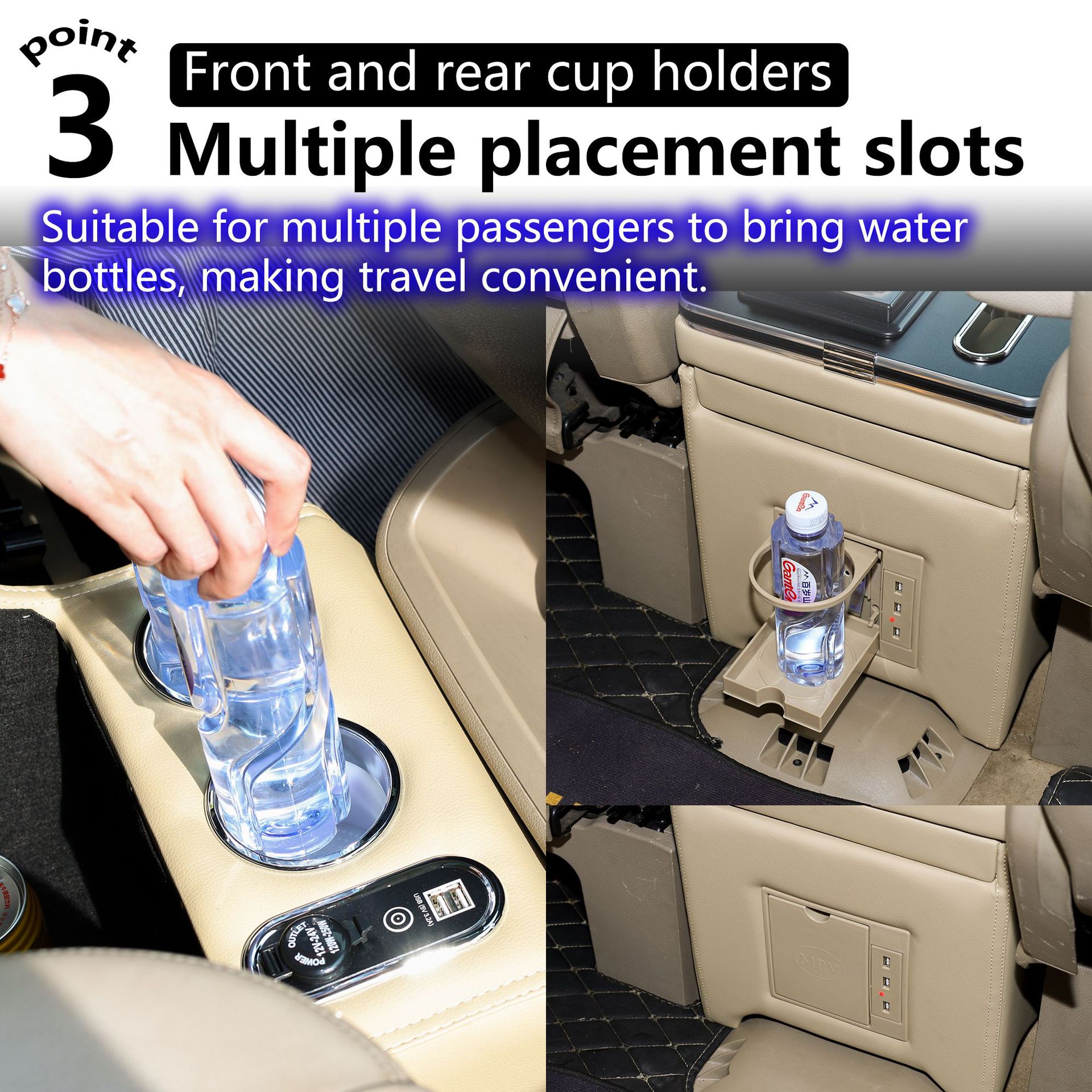Suitable for modification of the central console storage armrest box of the Fujian Benz Viano 2010-2015 models