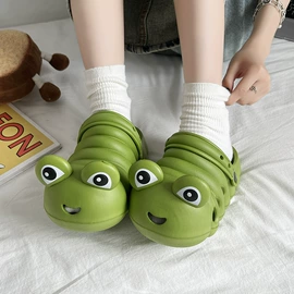 塑料拖鞋;厚底拖鞋;女士洞洞鞋